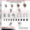 Service Caster 4 Inch 316SS High Temp Glass Filled Nylon 3/8 Inch Stem Caster Lock Brake, 2PK SS316TSTTL20S414-GFNSHT-381615-2-S2 - alternate 5